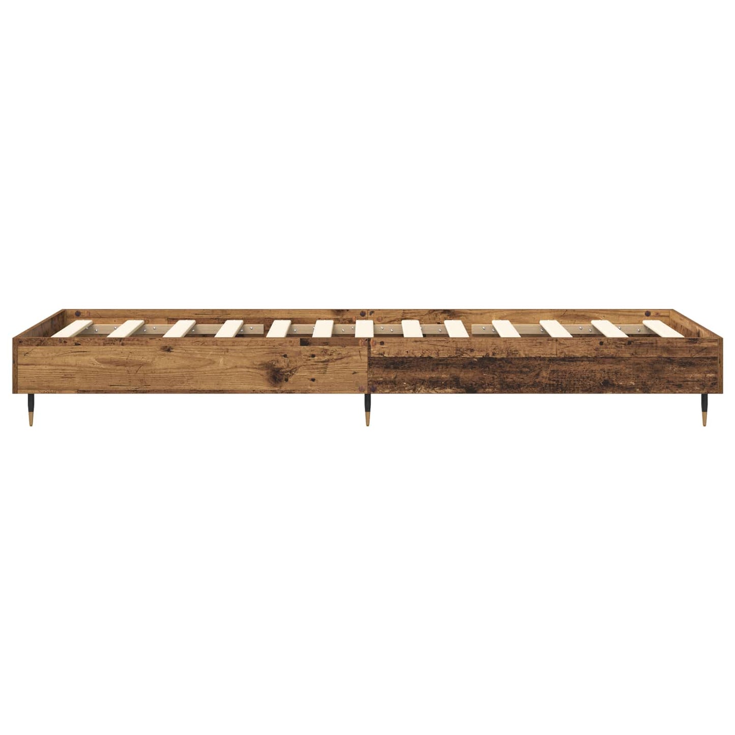Bed Frame Old Wood 80 x 200 cm Engineered Wood