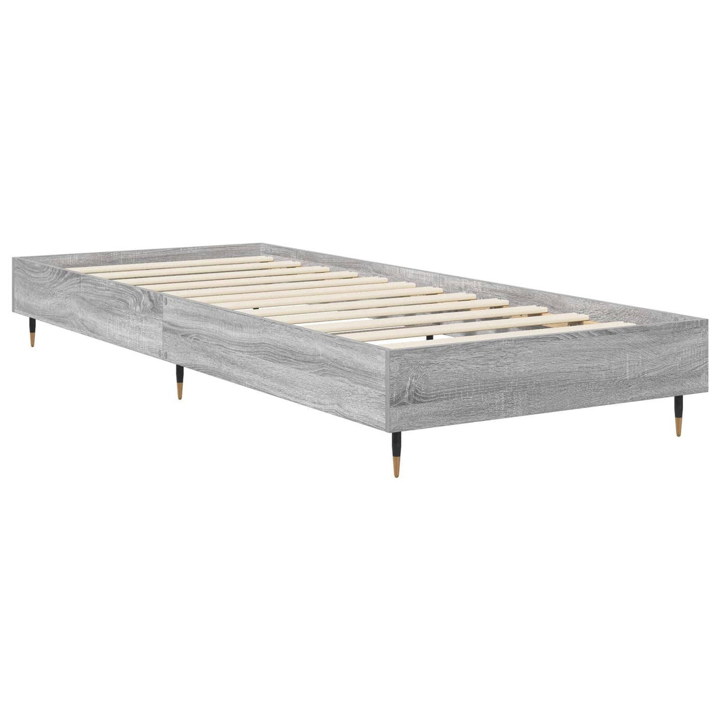 Bed Frame Grey Sonoma 80 x 200 cm Engineered Wood
