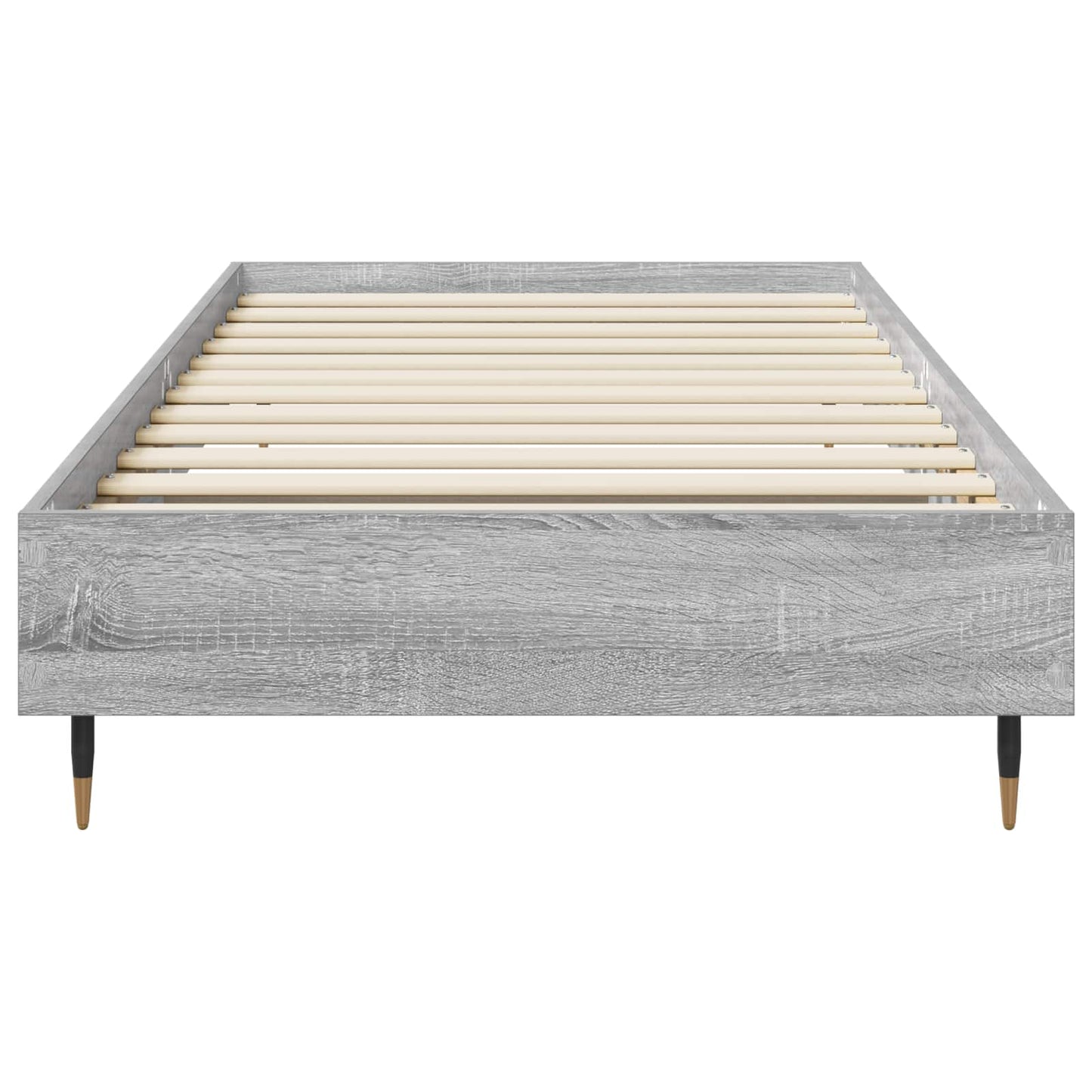 Bed Frame Grey Sonoma 80 x 200 cm Engineered Wood