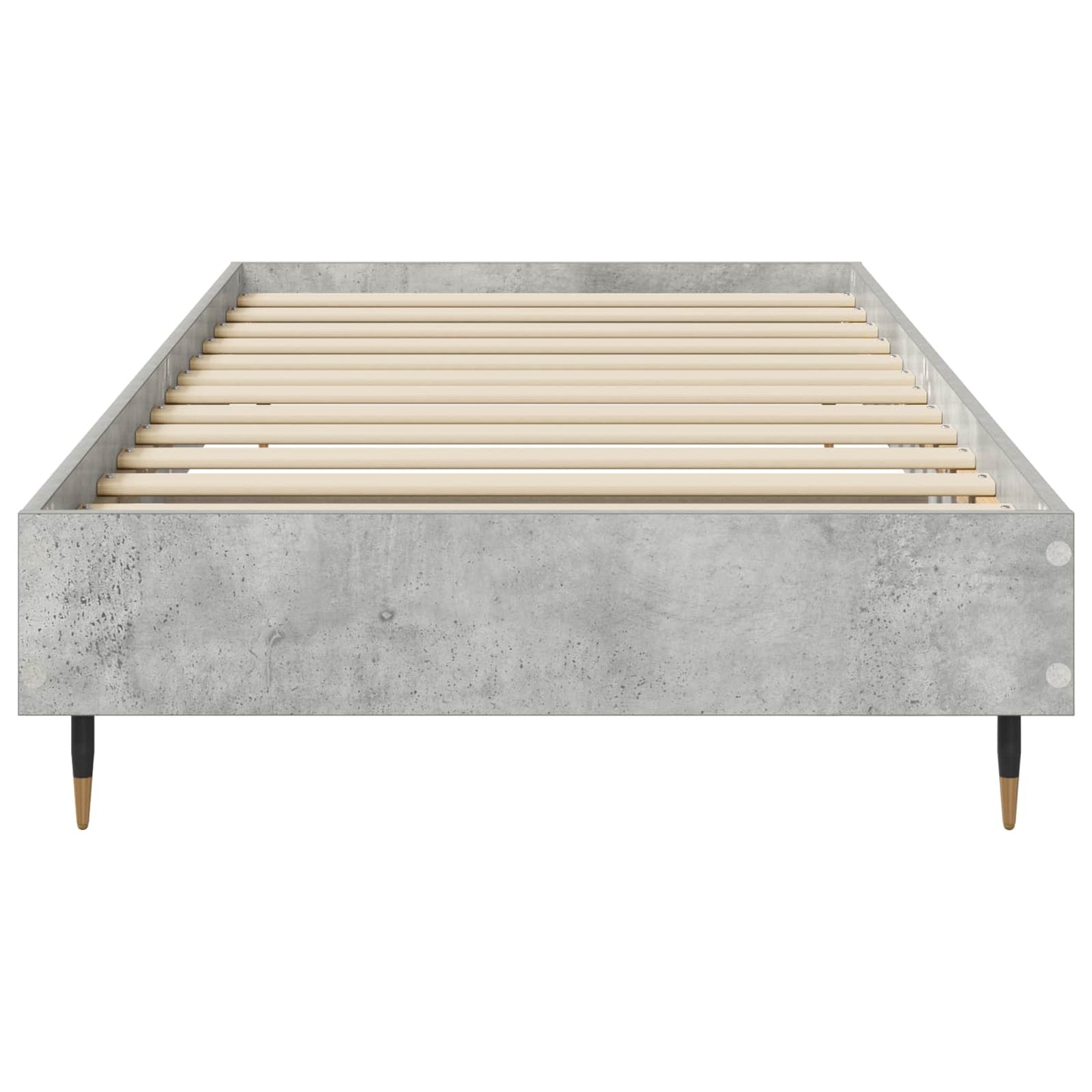 Bed Frame Concrete Grey 80 x 200 cm Engineered Wood