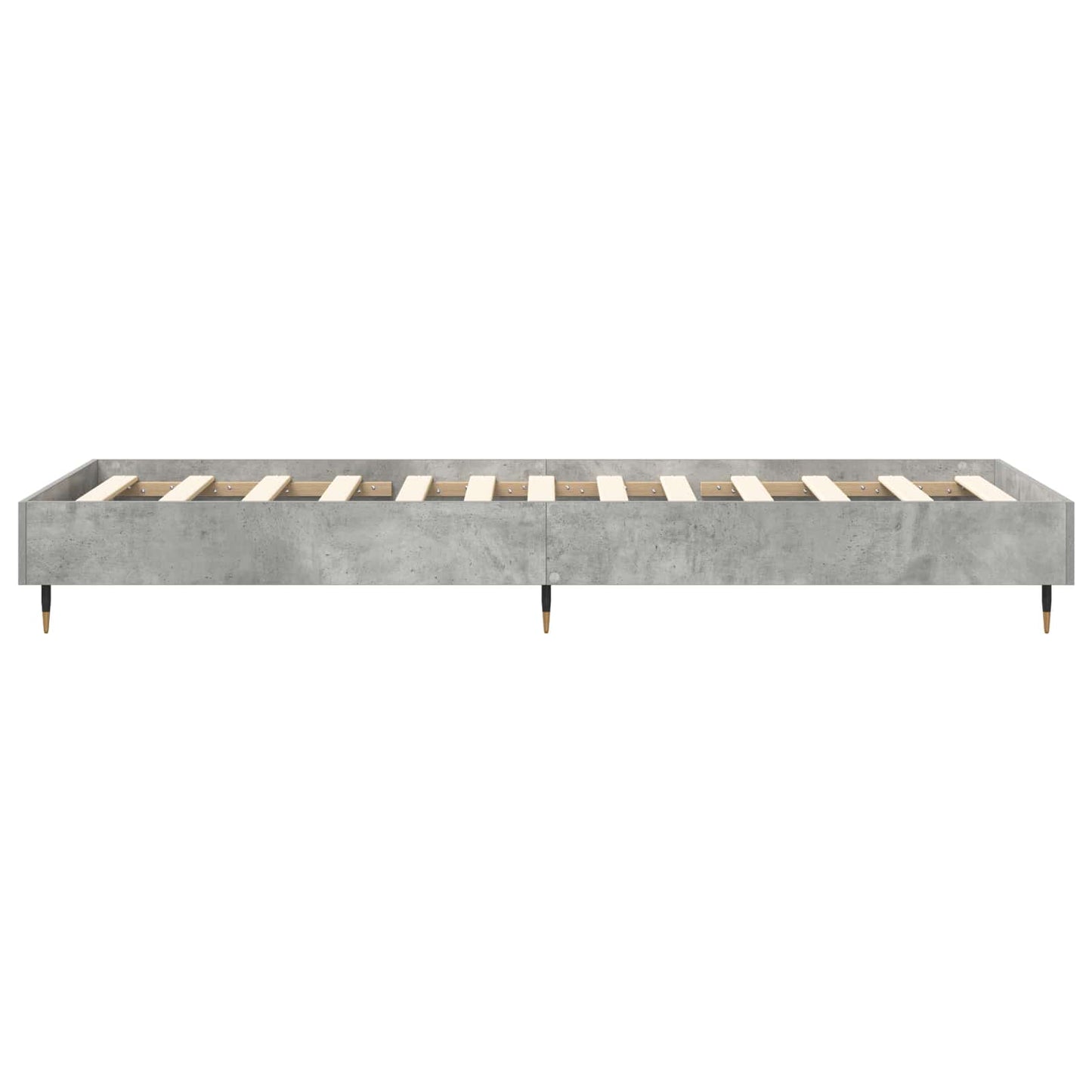 Bed Frame Concrete Grey 80 x 200 cm Engineered Wood