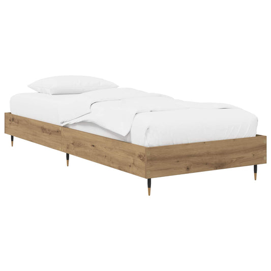 Bed Frame Artisian Oak 80 x 200 cm Engineered Wood