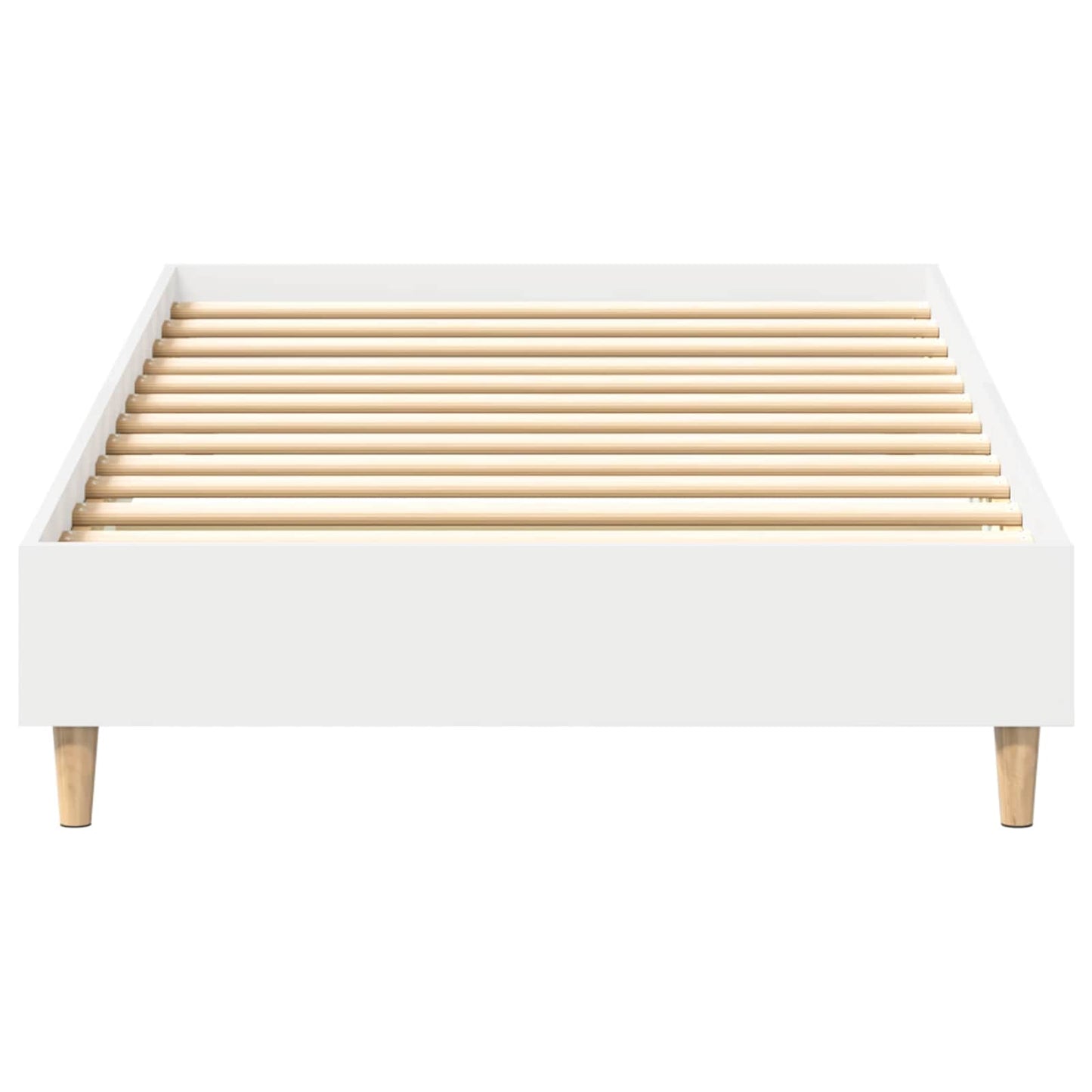 Bed Frame White 80 x 200 cm Engineered Wood