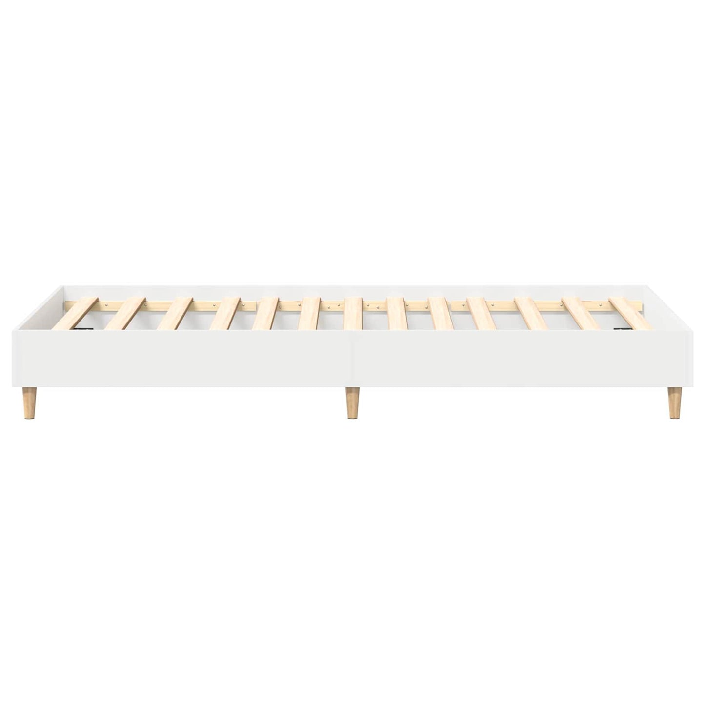 Bed Frame White 80 x 200 cm Engineered Wood