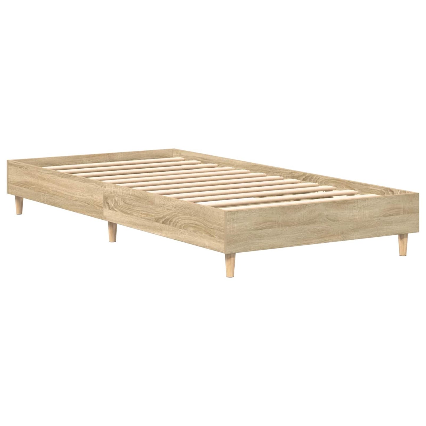 Bed Frame Sonoma Oak 80 x 200 cm Engineered Wood