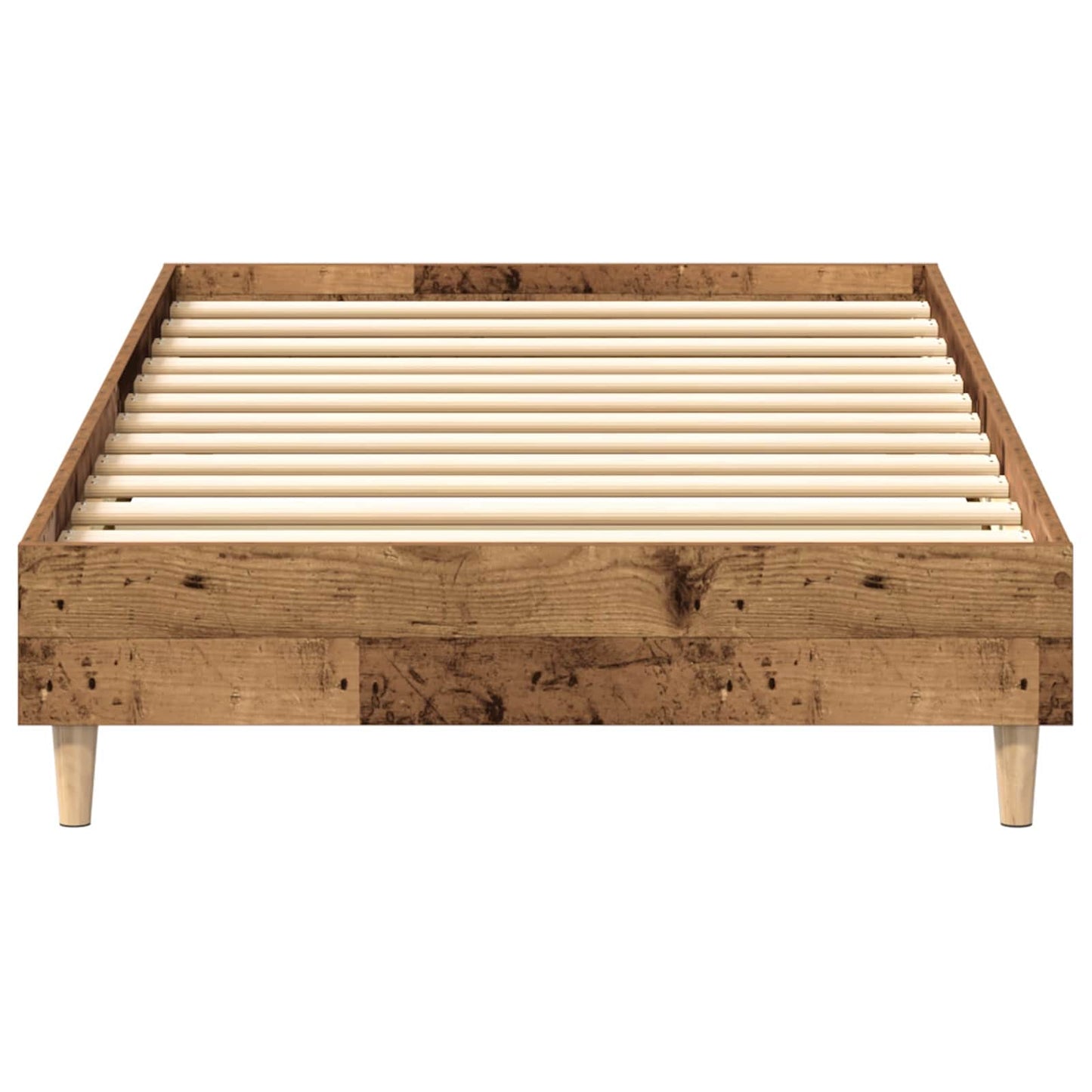Bed Frame Old Wood 80 x 200 cm Engineered Wood