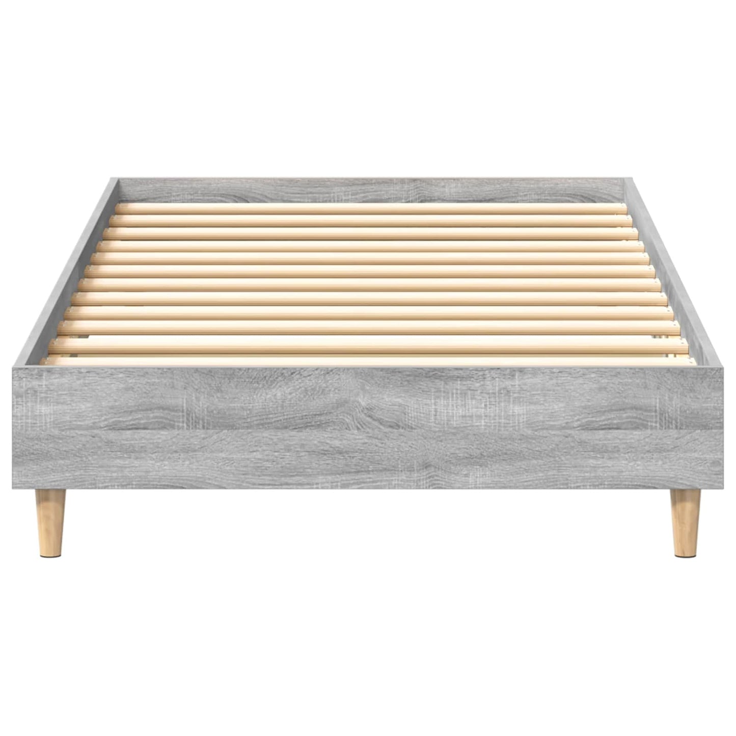 Bed Frame Grey Sonoma 80 x 200 cm Engineered Wood