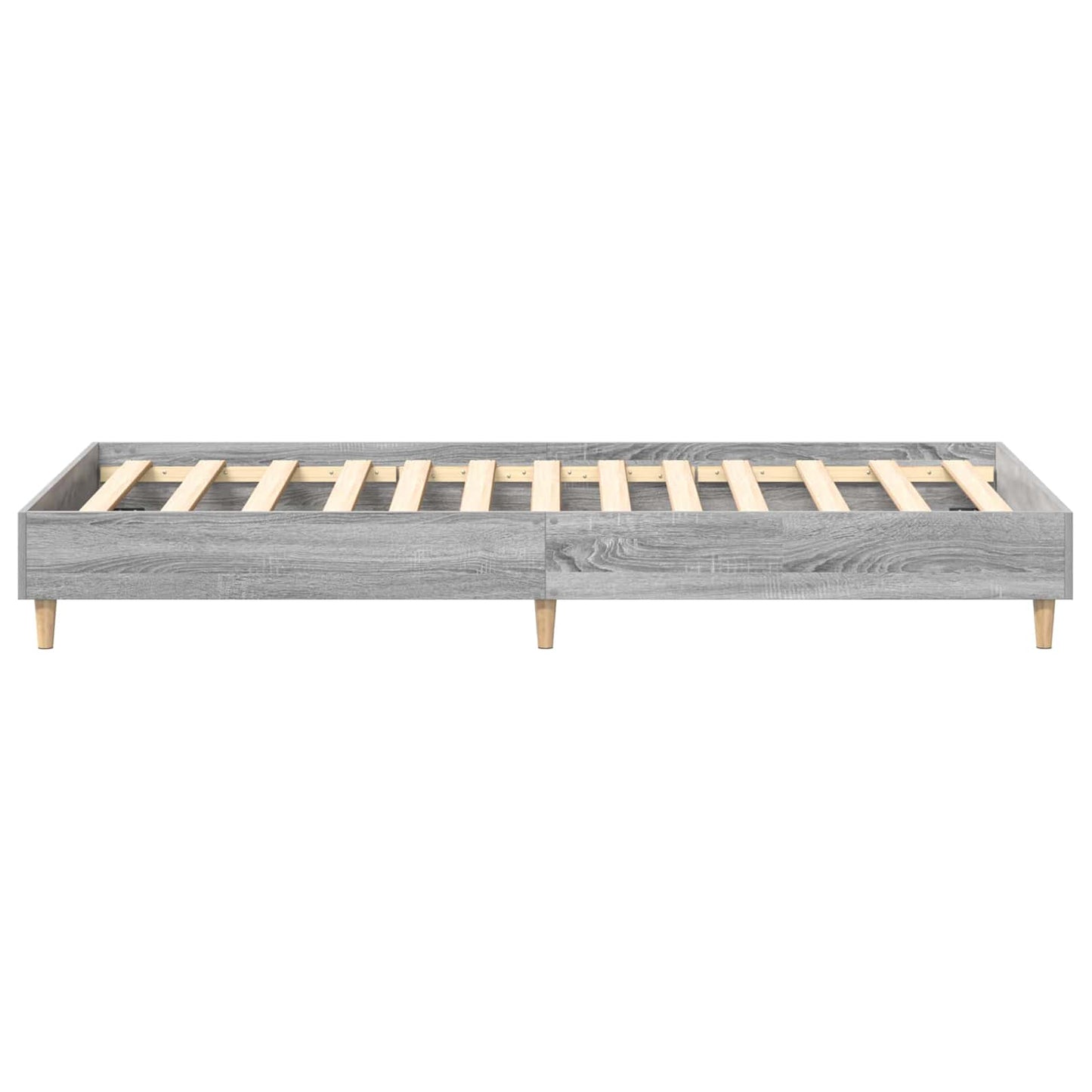 Bed Frame Grey Sonoma 80 x 200 cm Engineered Wood