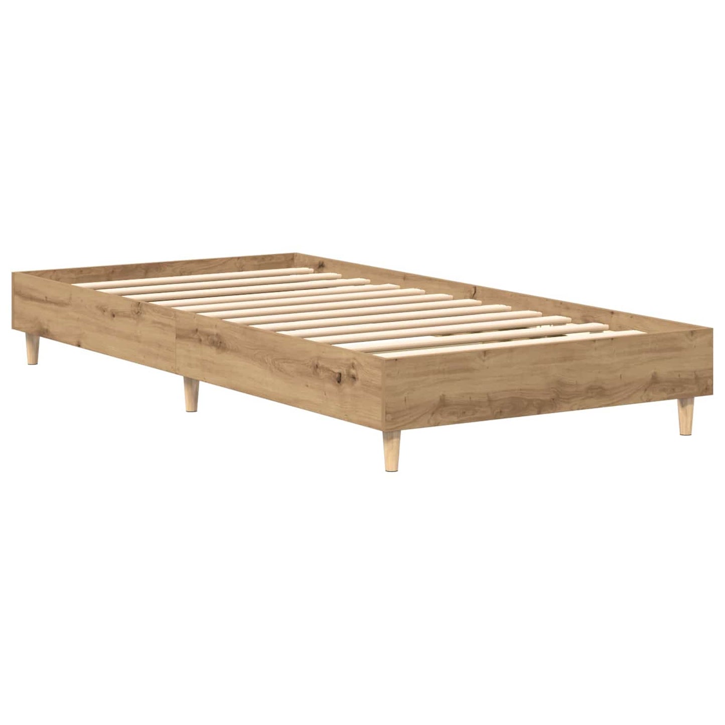 Bed Frame Artisian Oak 80 x 200 cm Engineered Wood