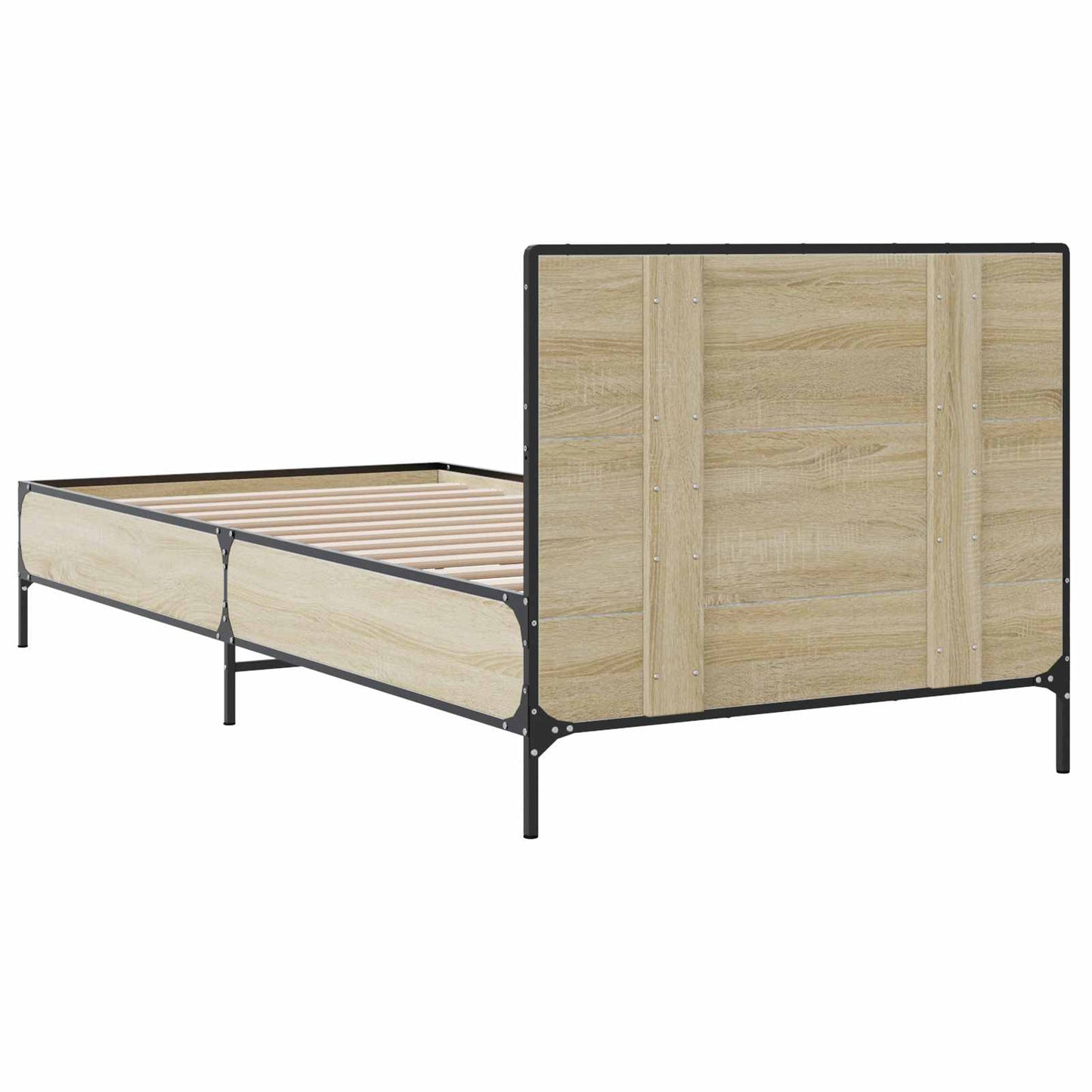 Bed Frame with Headboard Sonoma Oak 80 x 200 cm Engineered Wood