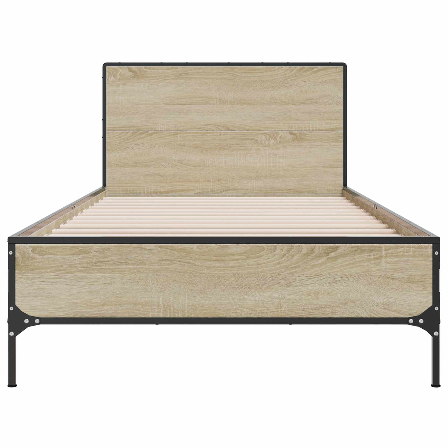 Bed Frame with Headboard Sonoma Oak 80 x 200 cm Engineered Wood