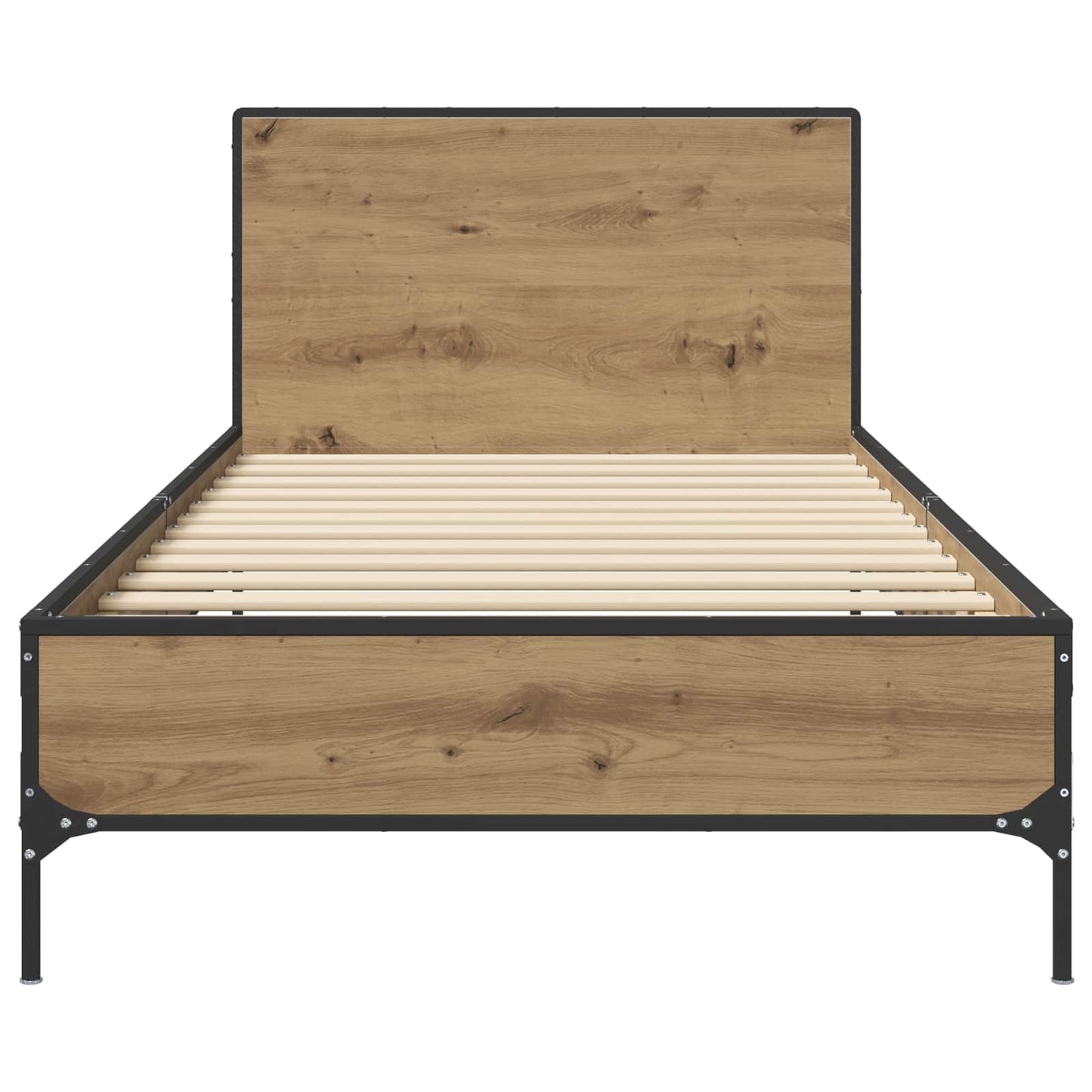 Bed Frame with Headboard Artisian Oak 80 x 200 cm