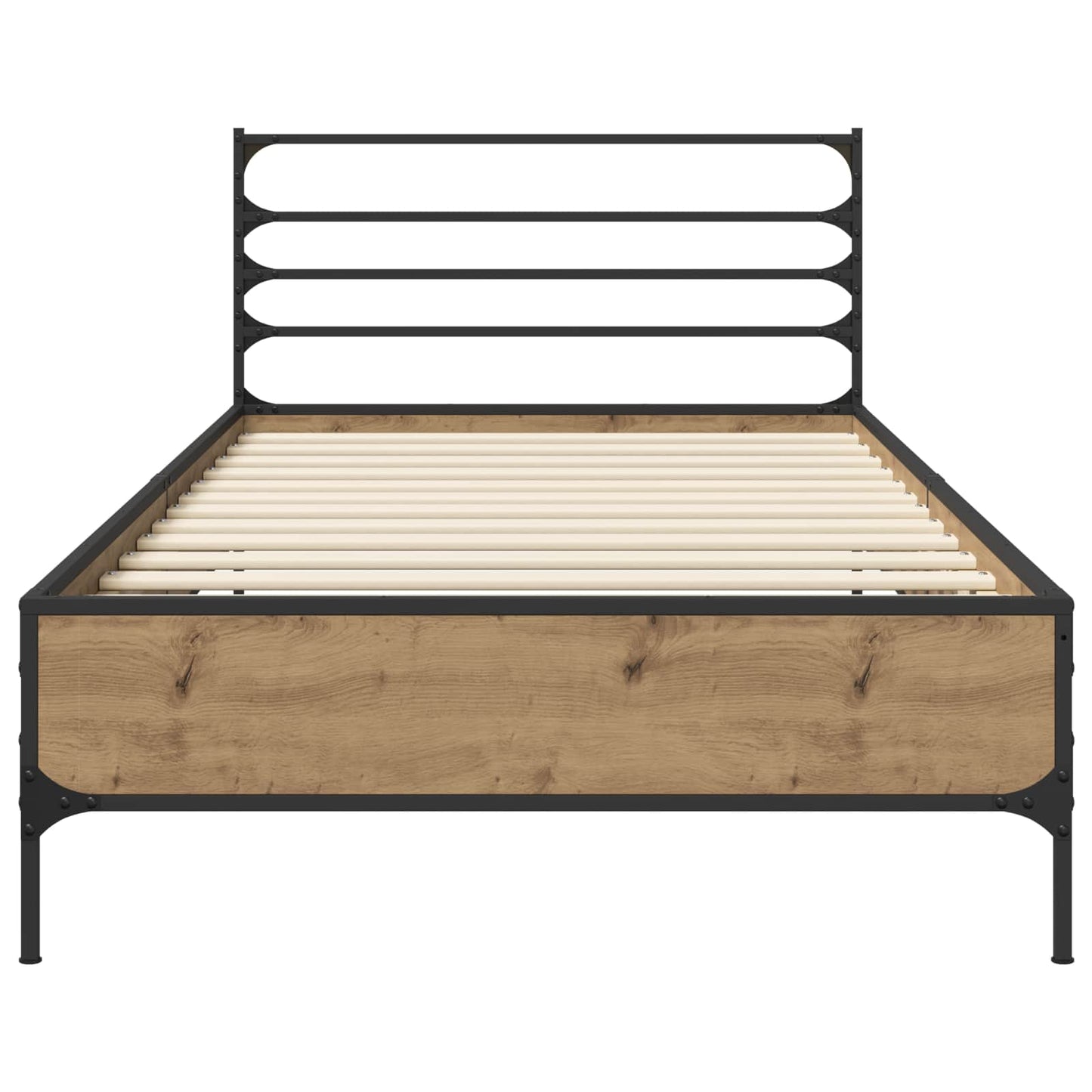 Bed Frame Artisian Oak 80 x 200 cm Engineered Wood