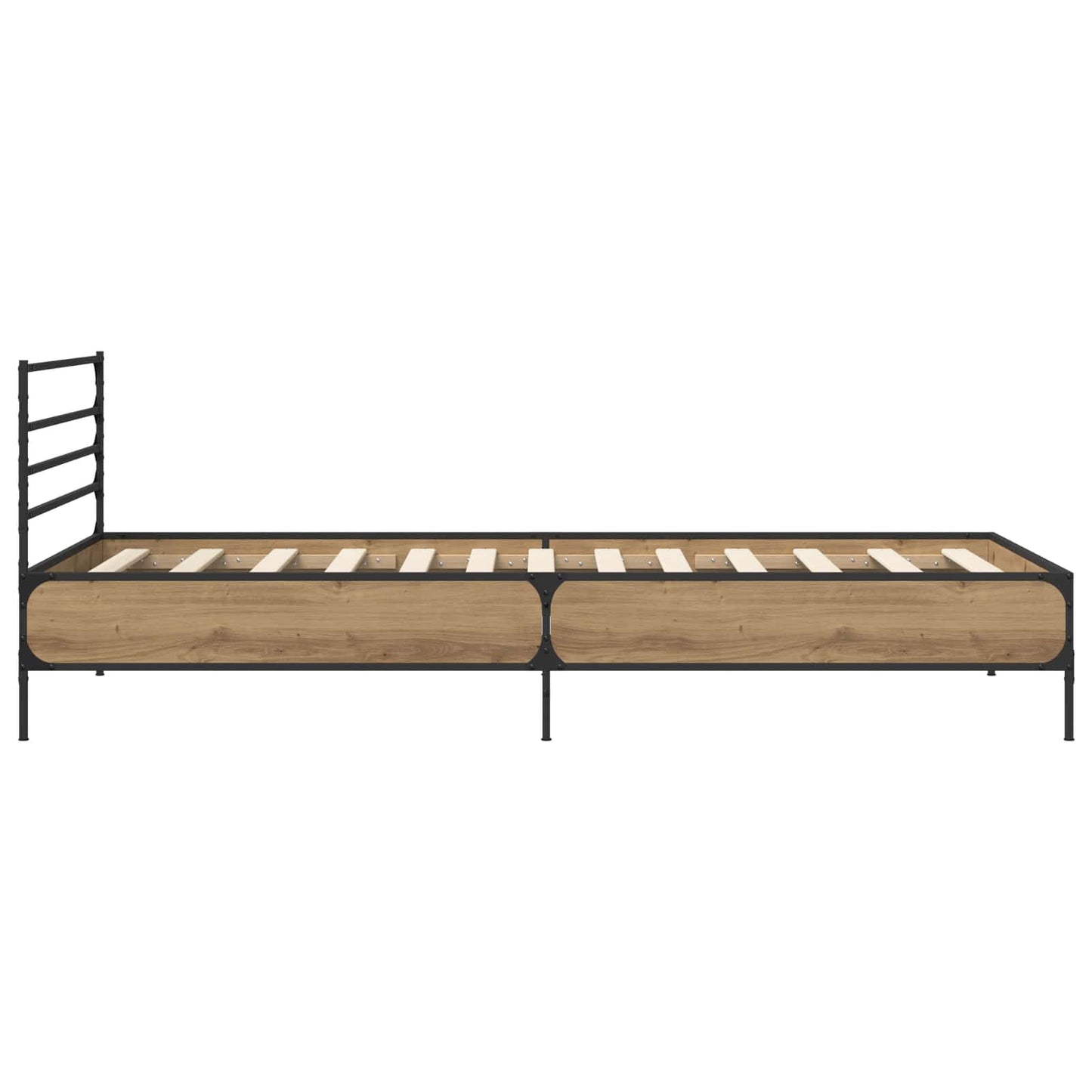 Bed Frame Artisian Oak 80 x 200 cm Engineered Wood