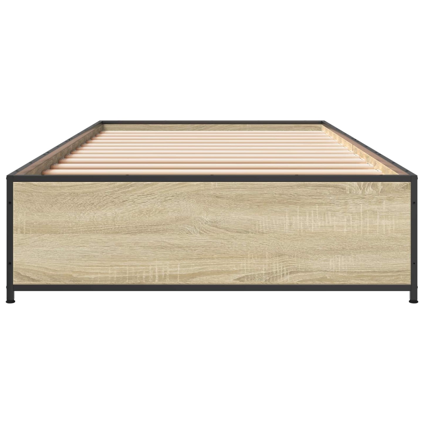 Bed Frame Sonoma Oak 80 x 200 cm Engineered Wood