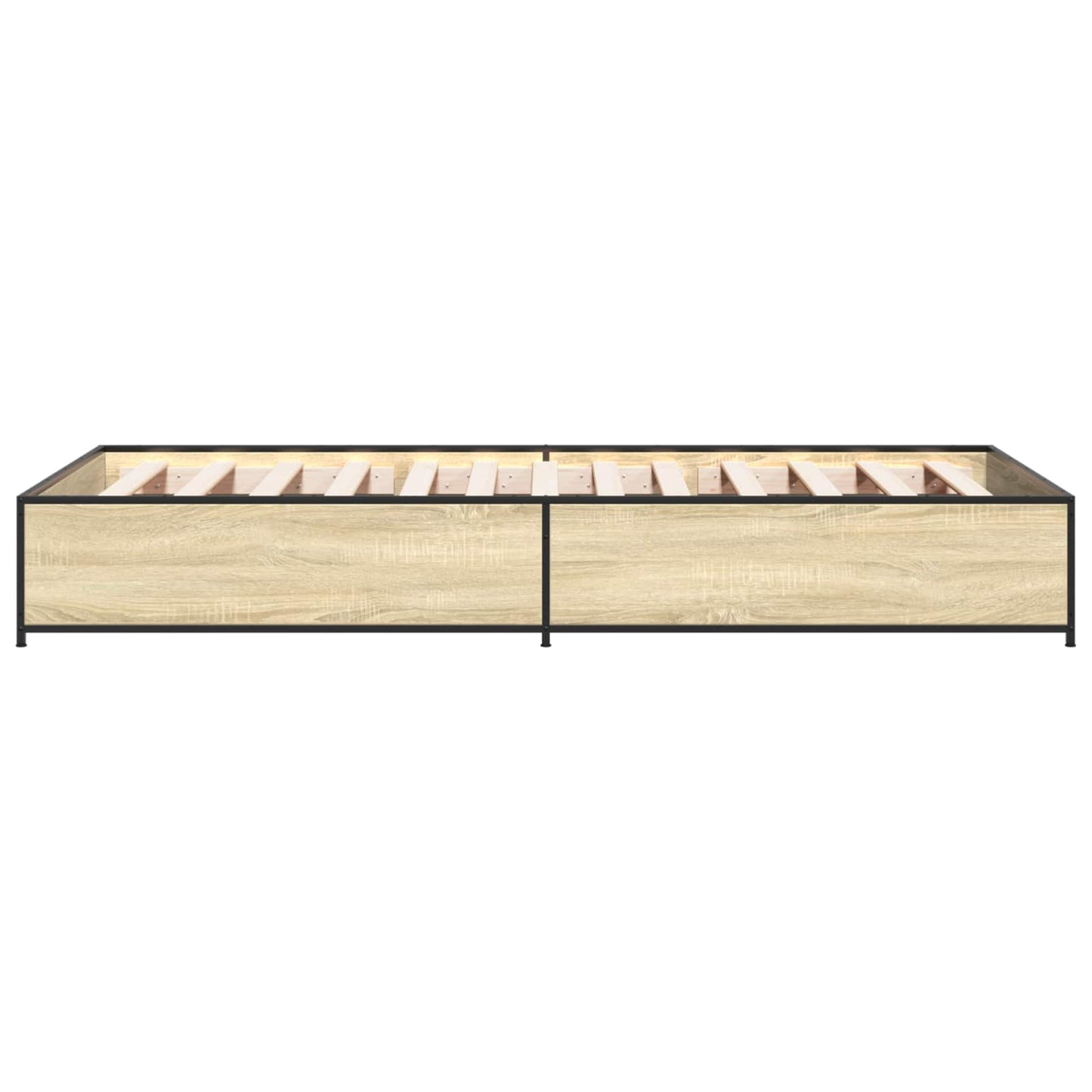 Bed Frame Sonoma Oak 80 x 200 cm Engineered Wood