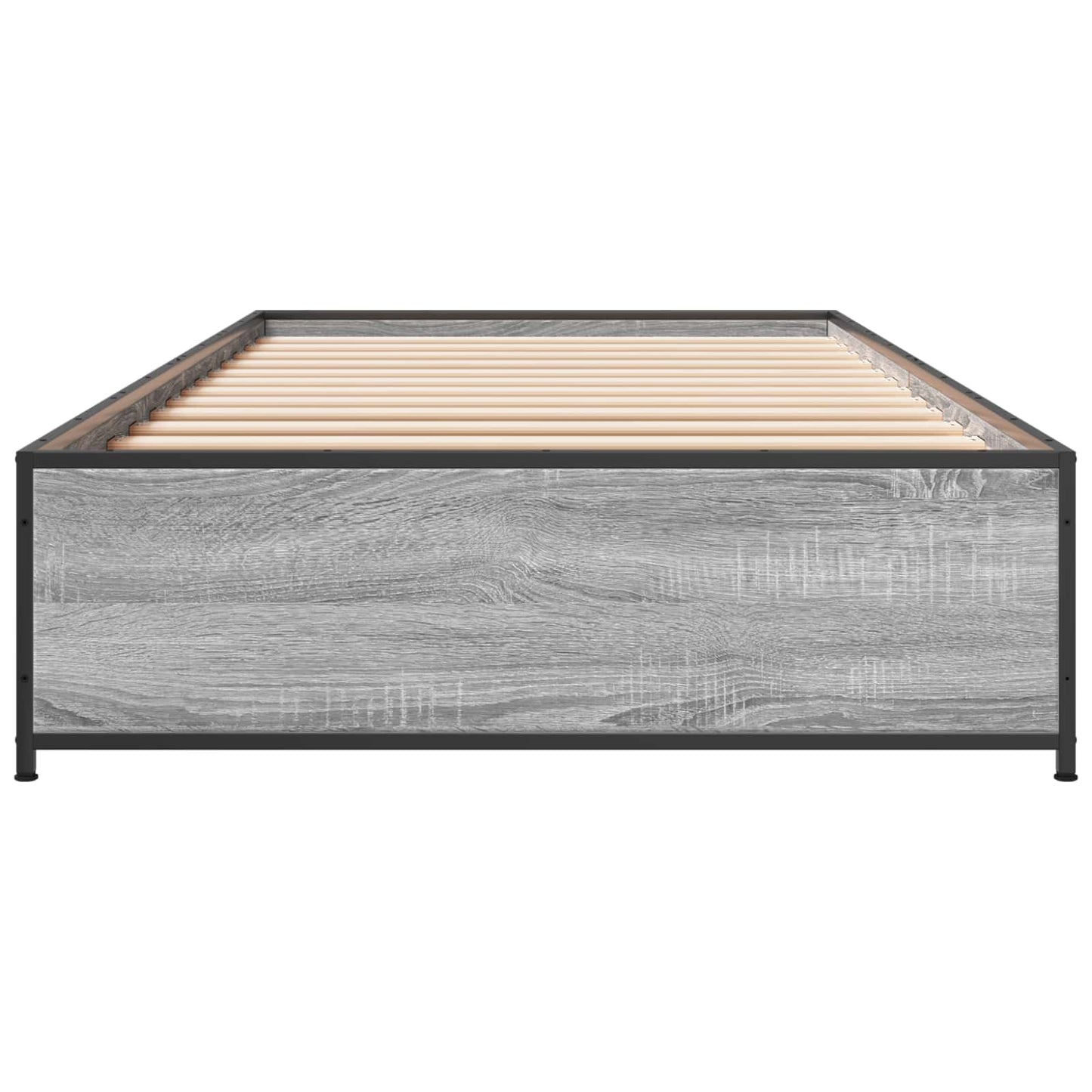 Bed Frame Grey Sonoma 80 x 200 cm Engineered Wood