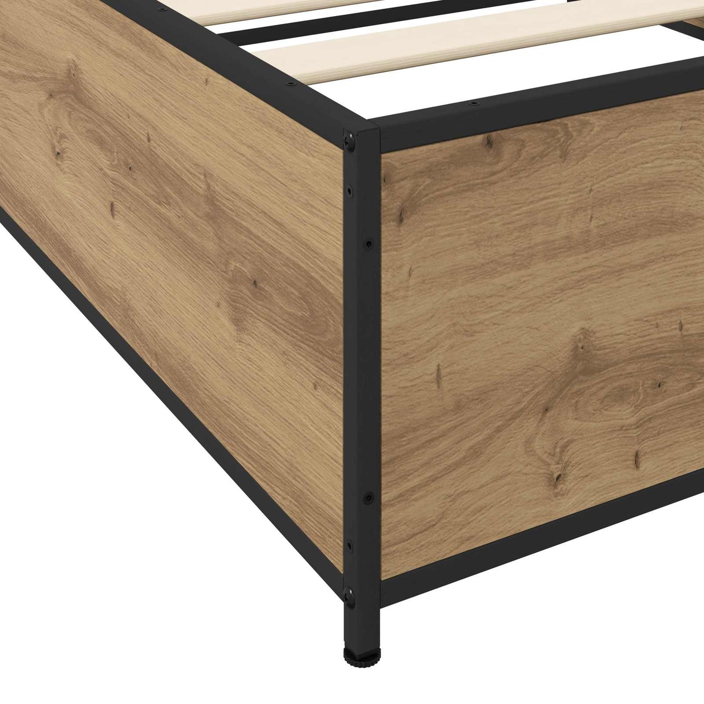 Bed Frame Artisan Oak 80 x 200 cm Engineered Wood