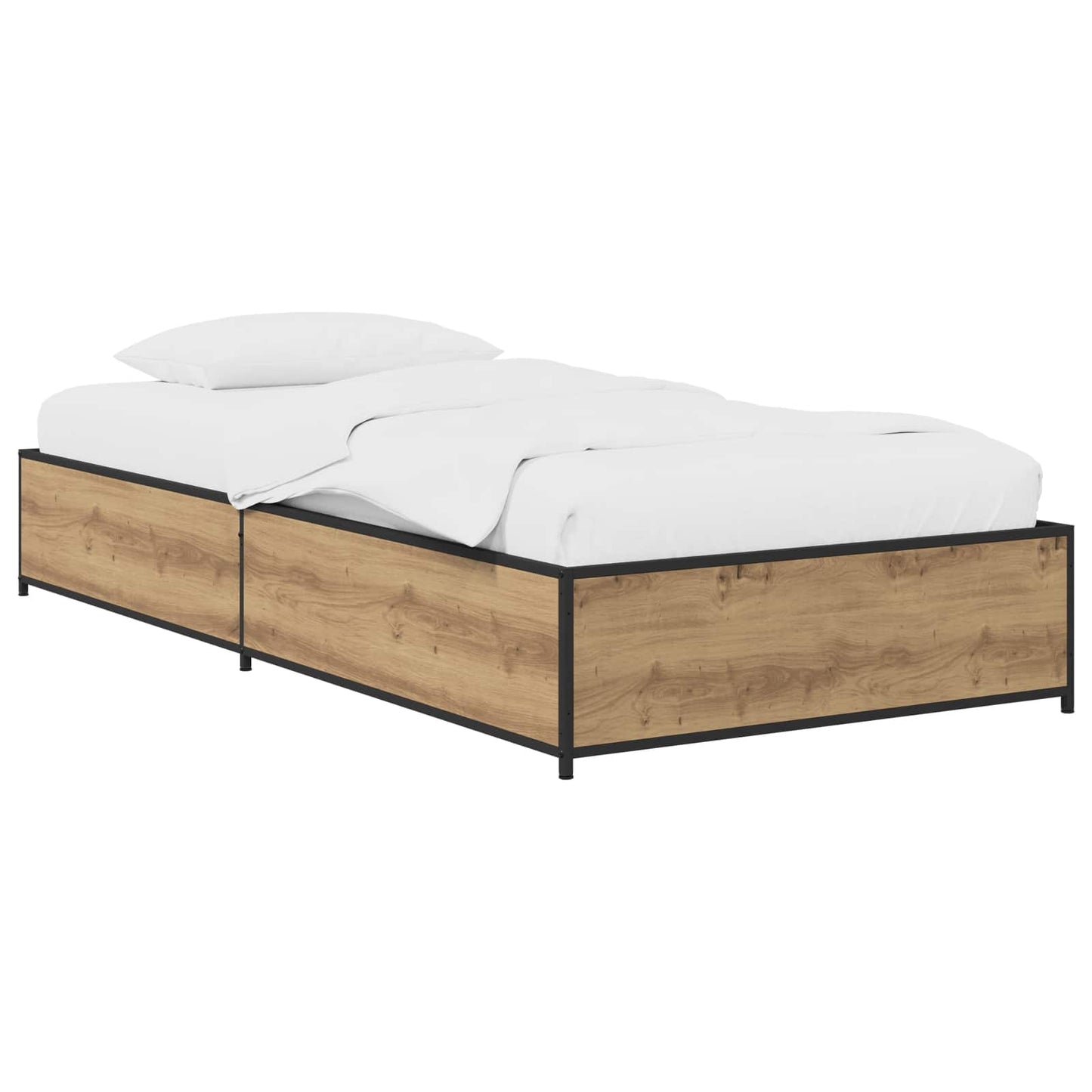 Bed Frame Artisan Oak 80 x 200 cm Engineered Wood