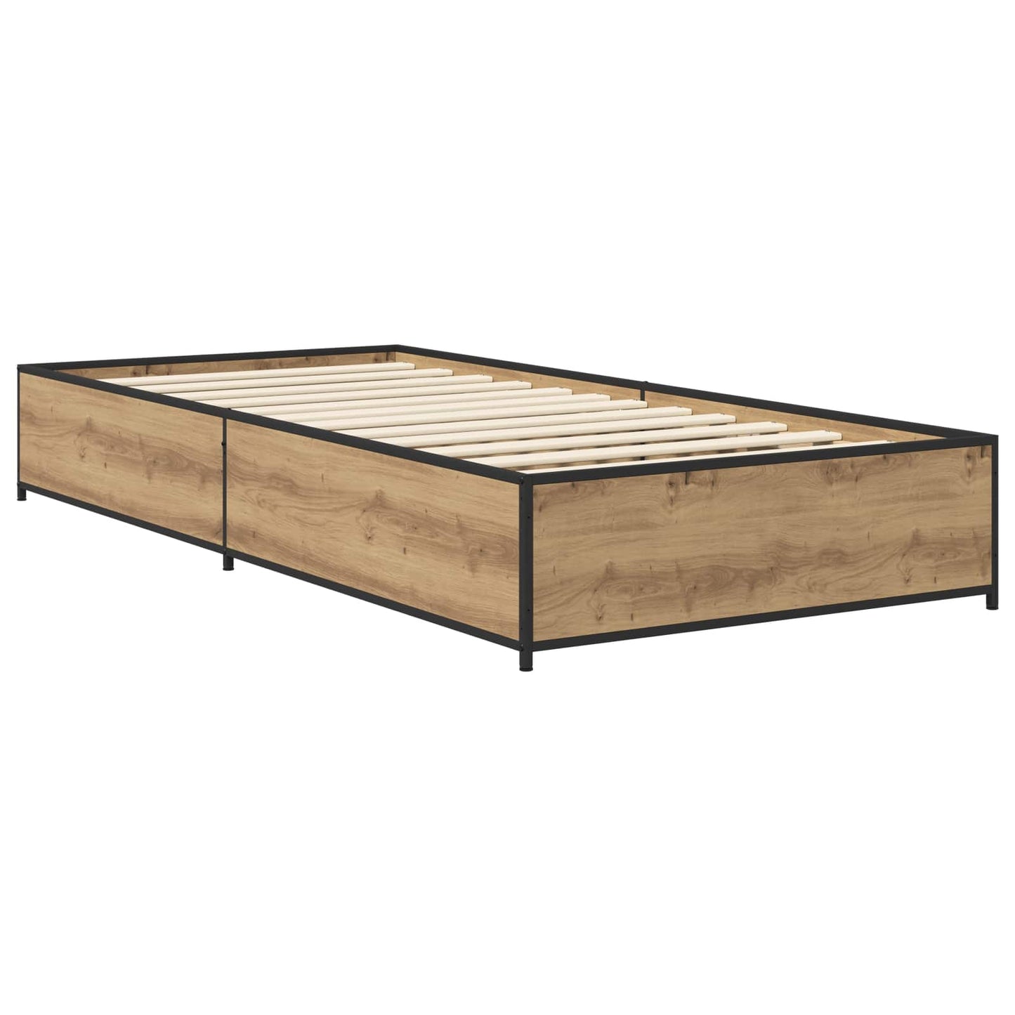 Bed Frame Artisan Oak 80 x 200 cm Engineered Wood