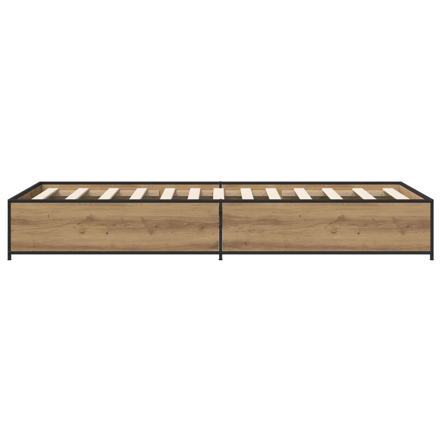 Bed Frame Artisan Oak 80 x 200 cm Engineered Wood