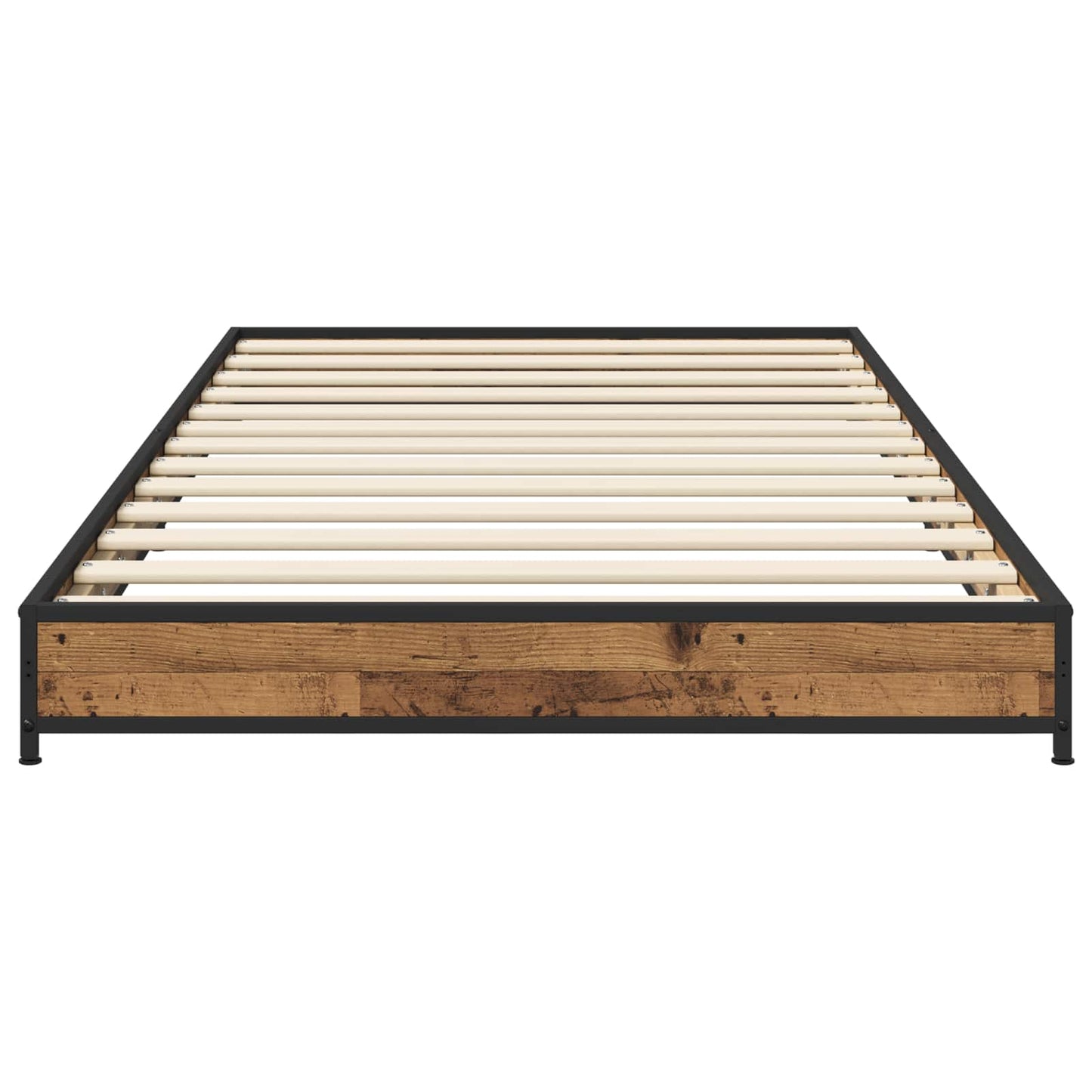 Bed Frame Old Wood 80 x 200 cm Engineered Wood