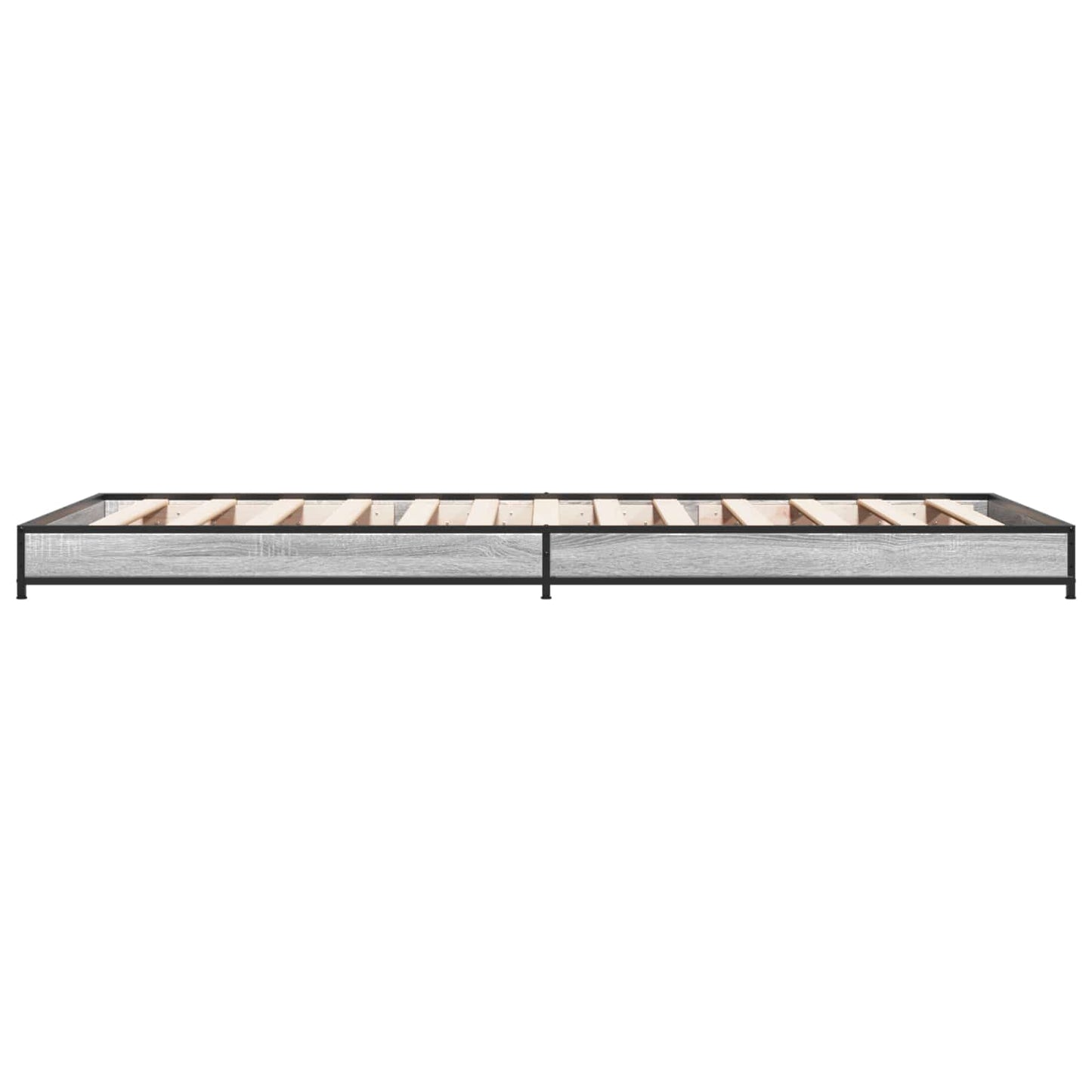 Bed Frame Grey Sonoma 80 x 200 cm Engineered Wood