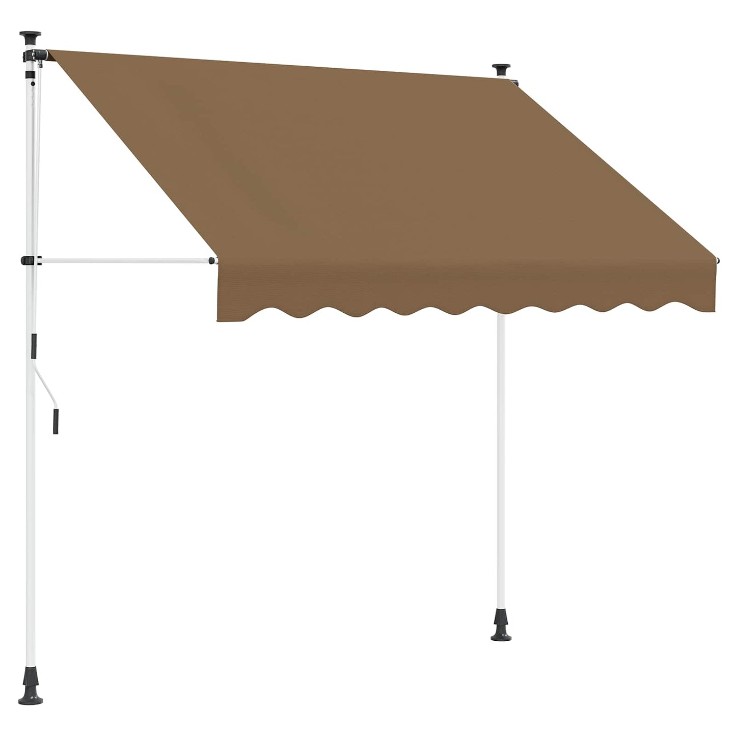 Manual Retractable Awning Beige 400 cm