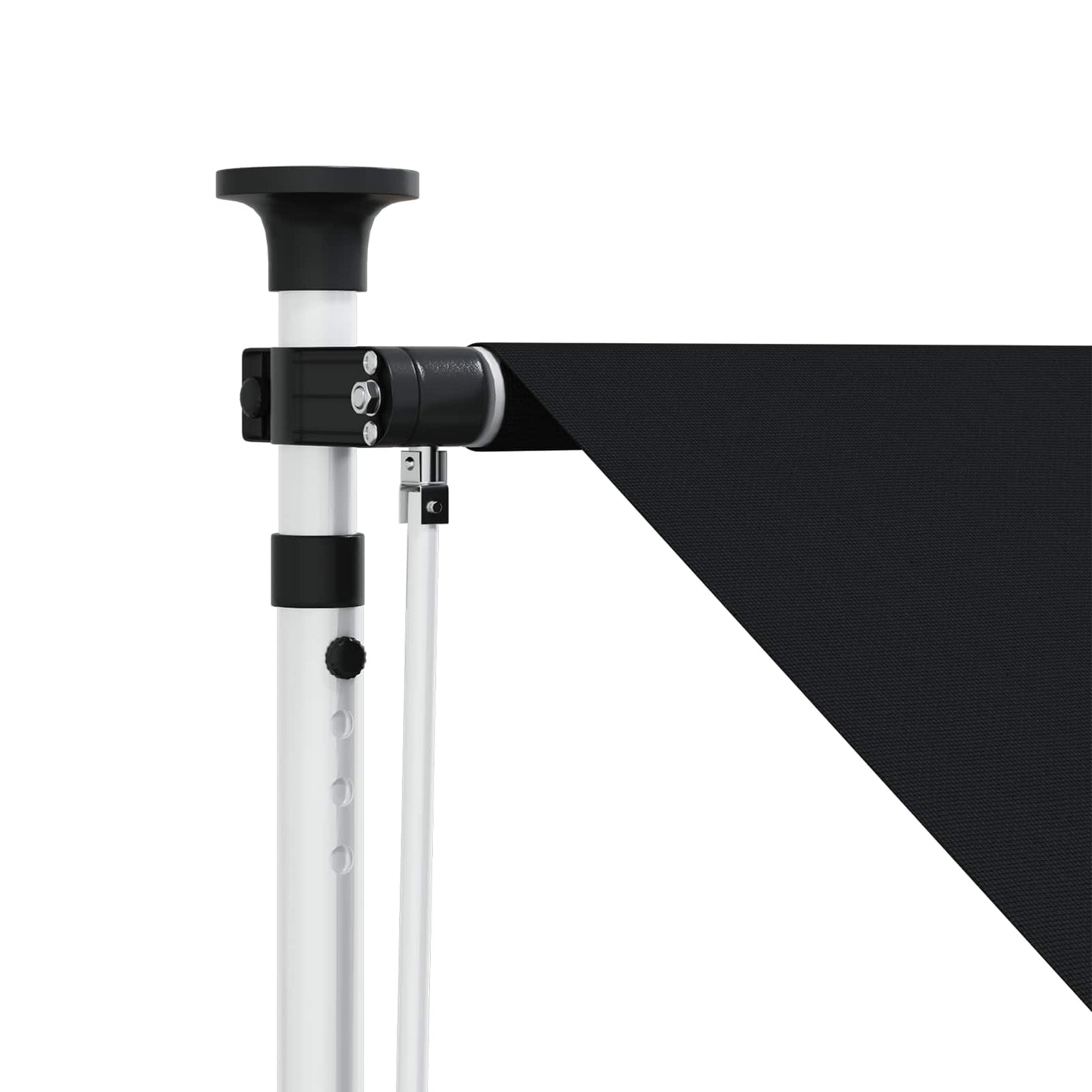 Manual Retractable Awning Black 150 cm
