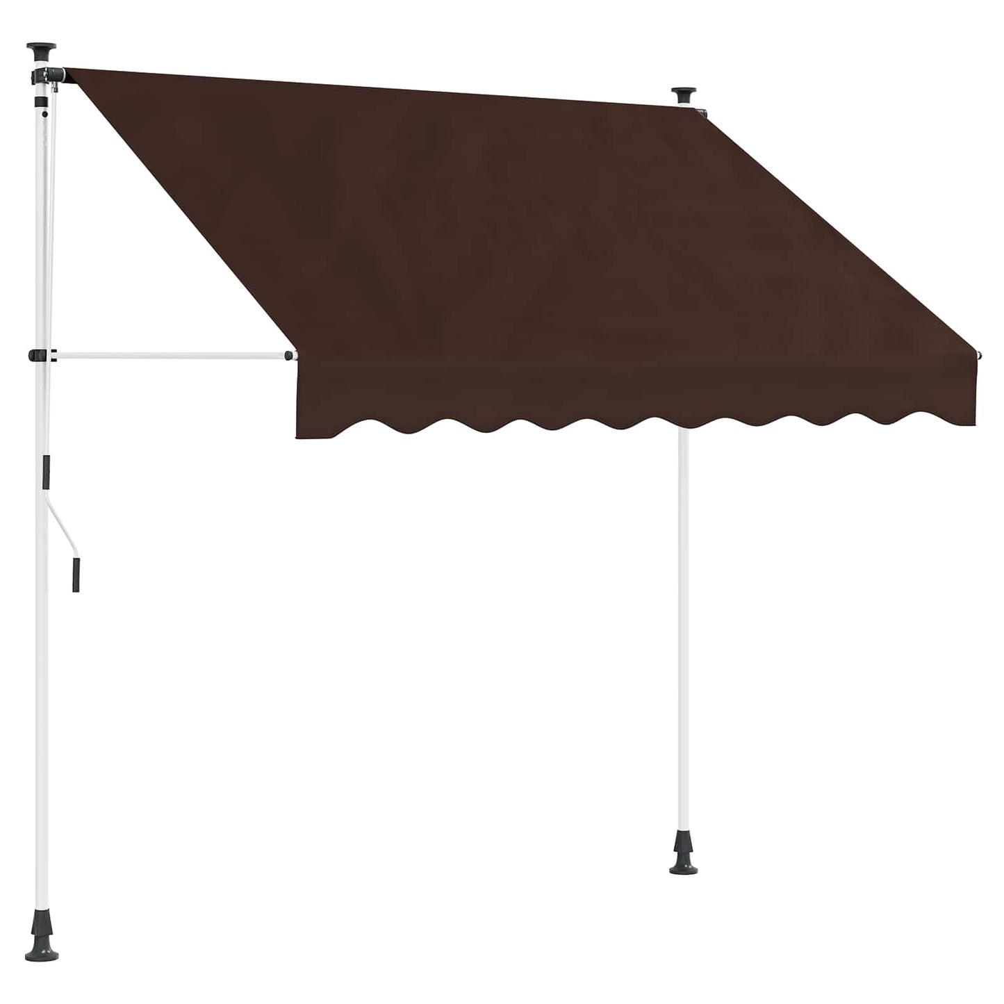 Manual Retractable Awning Brown 350 cm
