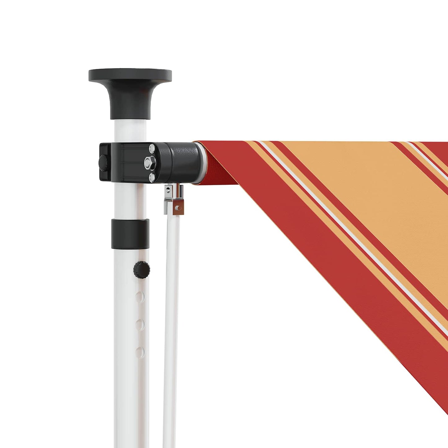Manual Retractable Awning Multicolour 400 x 115 x 300 cm