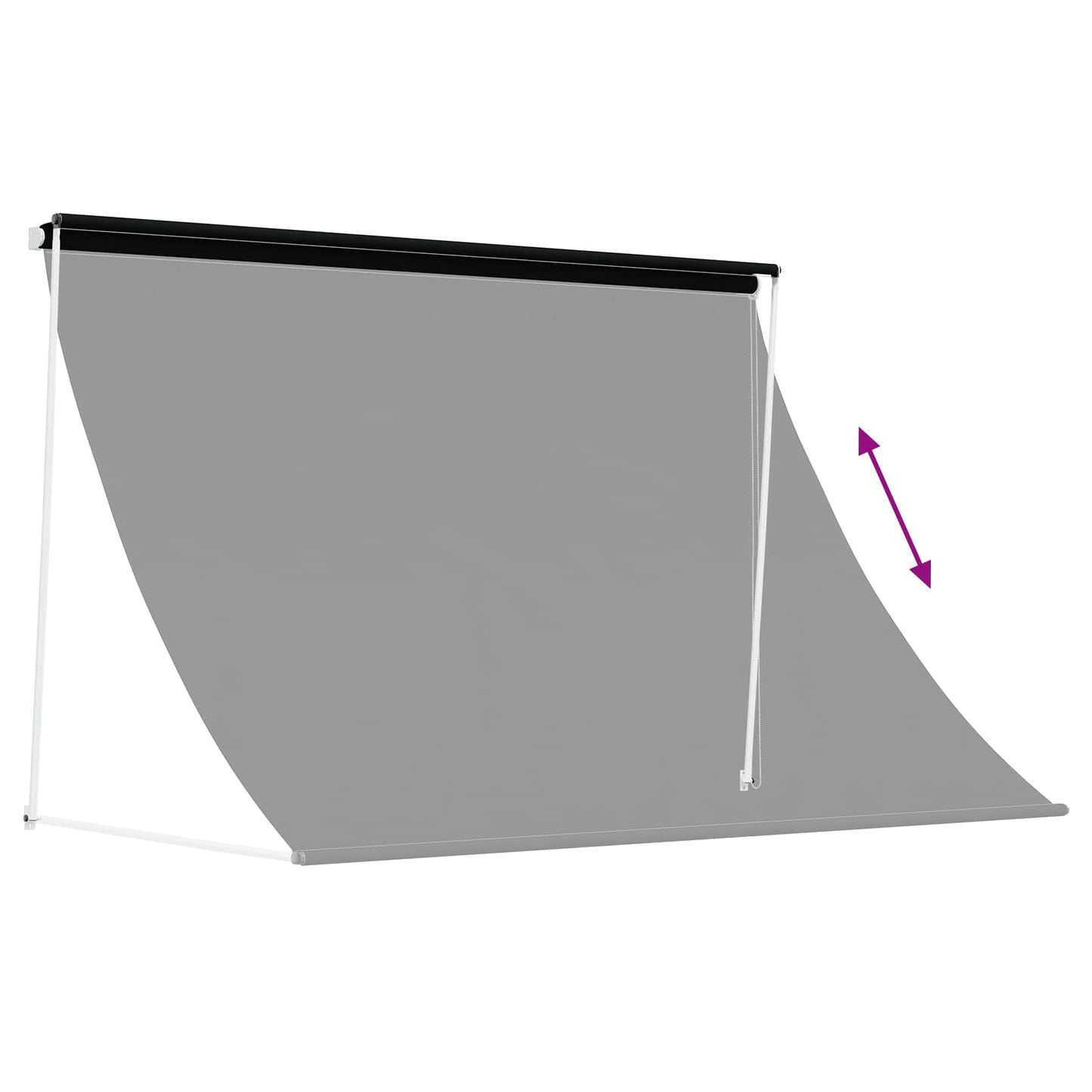 Awning Black 250 x 150 cm 180 g / m² Polyester with PU Coated