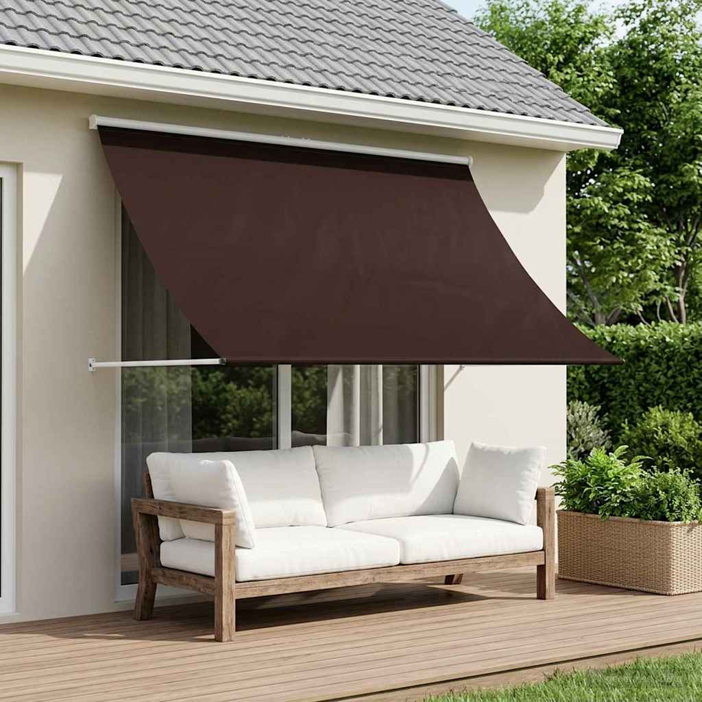 Awning Brown 400 x 150 cm 180 g / m² Polyester with PU Coated