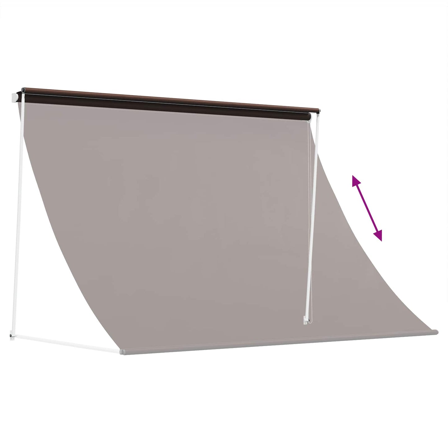 Awning Brown 400 x 150 cm 180 g / m² Polyester with PU Coated