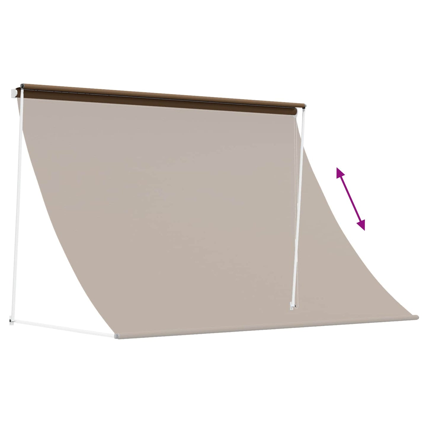 Awning Taupe 100 x 150 cm 180 g / m² Polyester with PU Coated