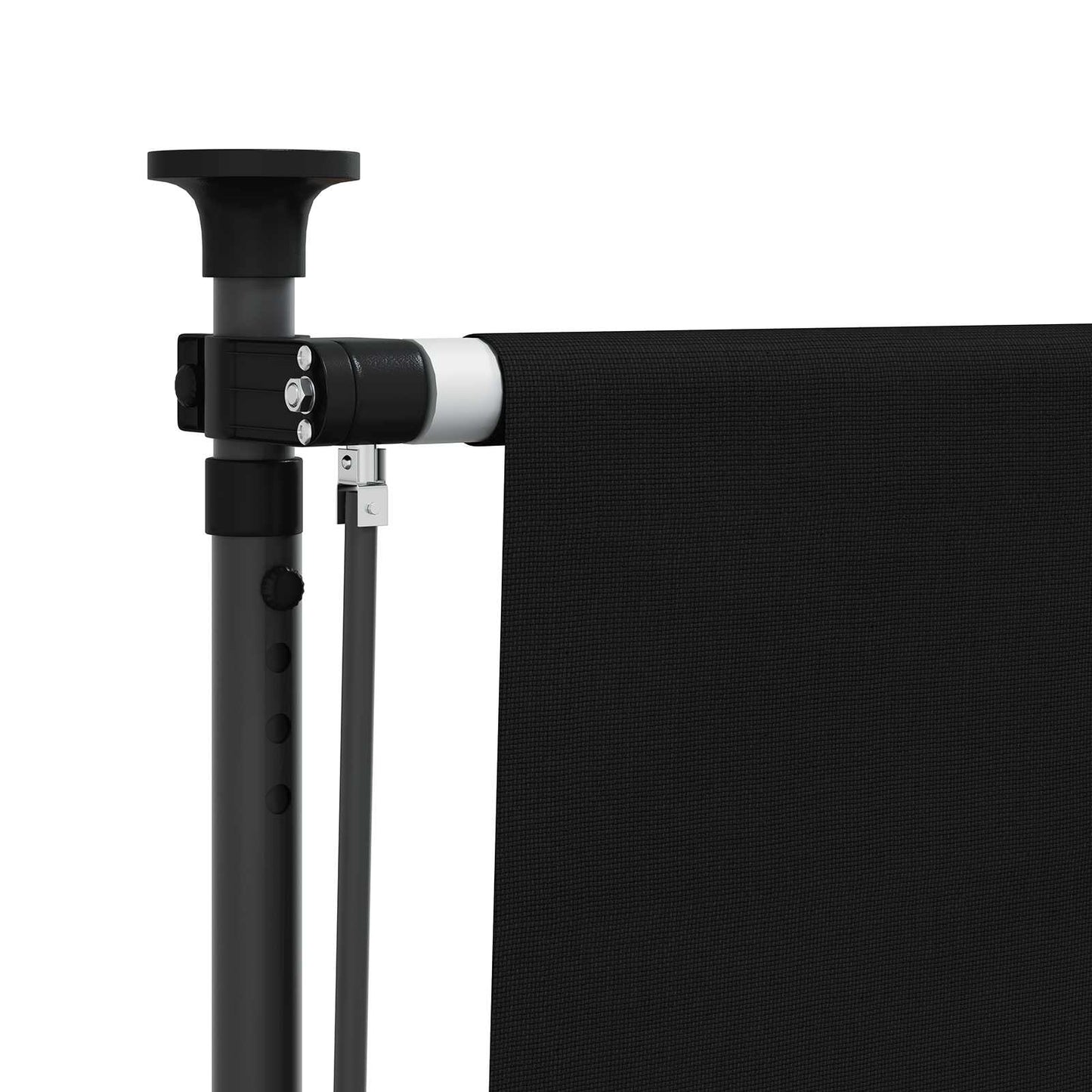 Outdoor Roller Blind Black 120 x 270 cm