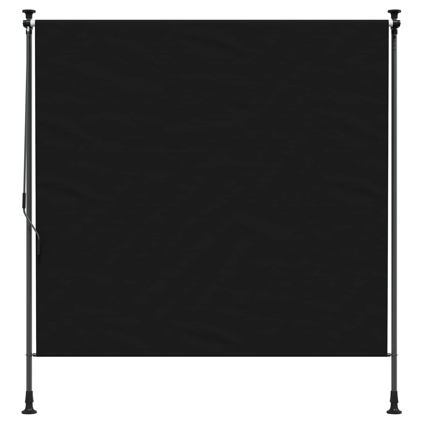 Outdoor Roller Blind Black 200 x 270 cm