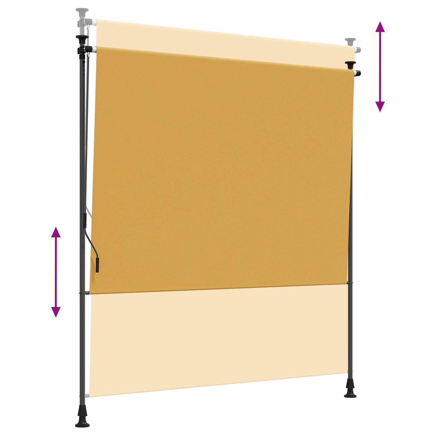 Outdoor Roller Blind Sand 200 x 270 cm