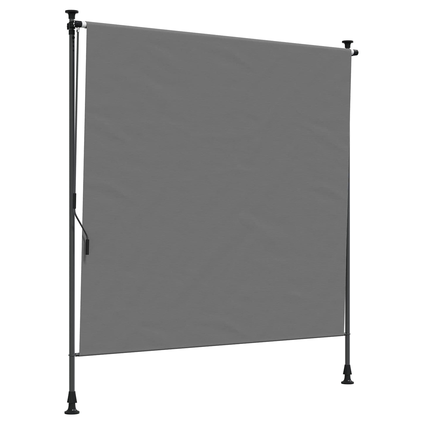 Outdoor Roller Blind Light Grey 100 x 270 cm