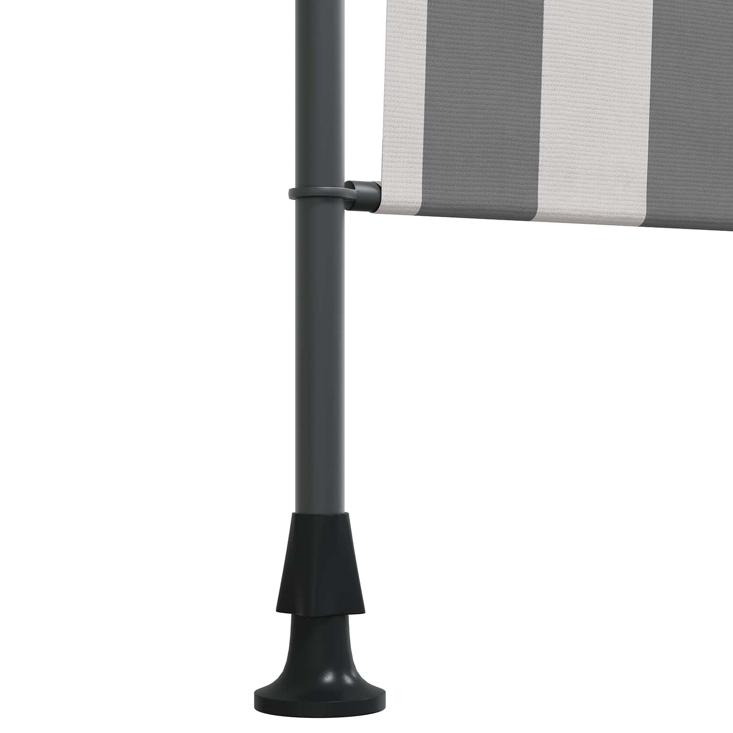 Outdoor Roller Blind Anthracite and White 120 x 270 cm