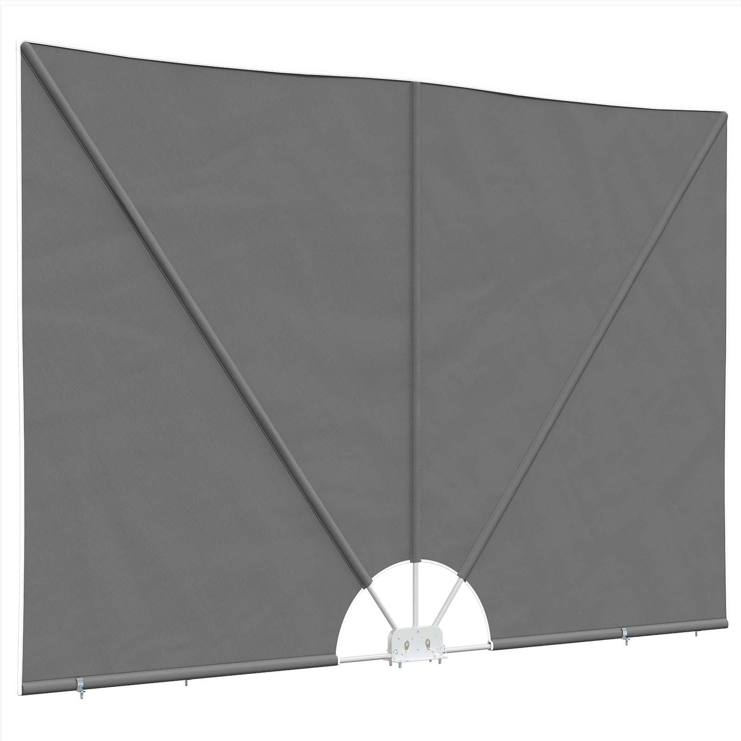 Balcony Privacy Screen 160 x 240 cm Polyester Irregular