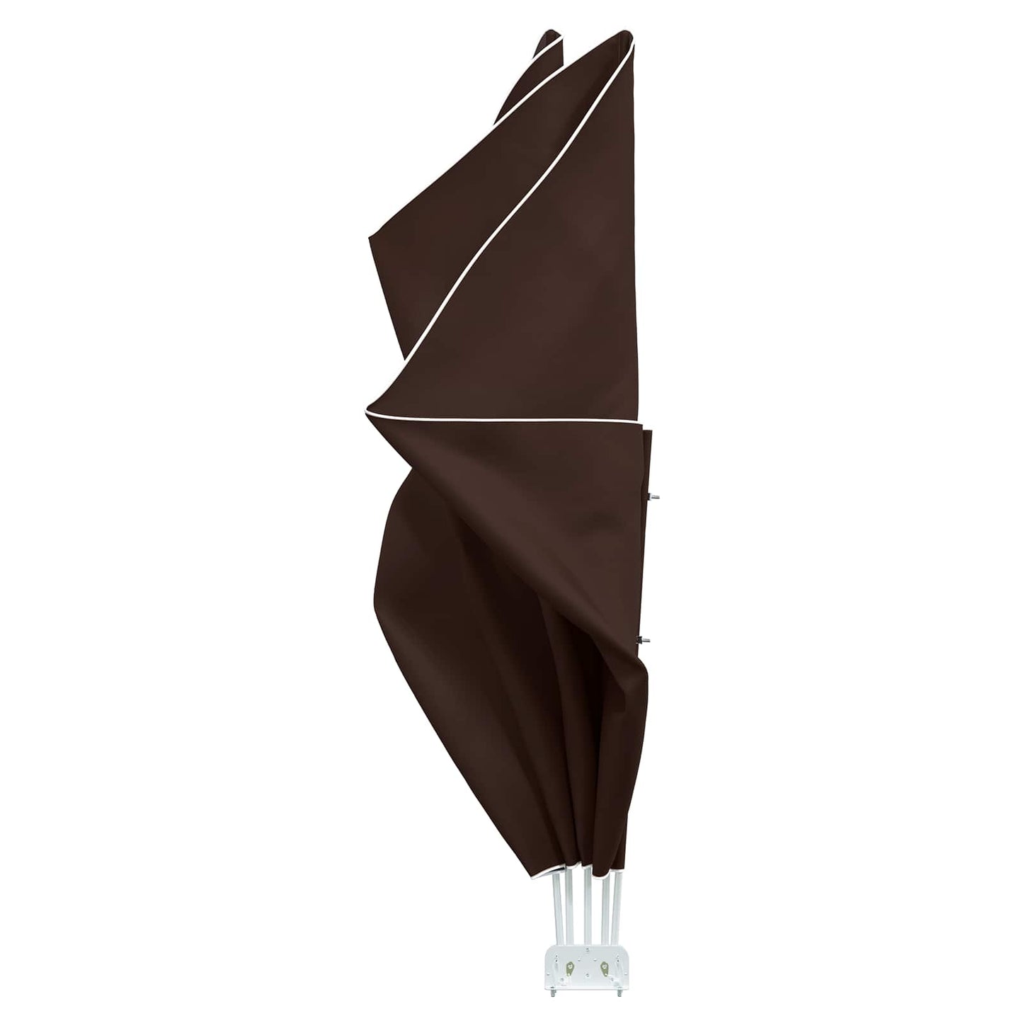 Balcony Privacy Screen 200 x 300 cm Polyester Rectangular Brown