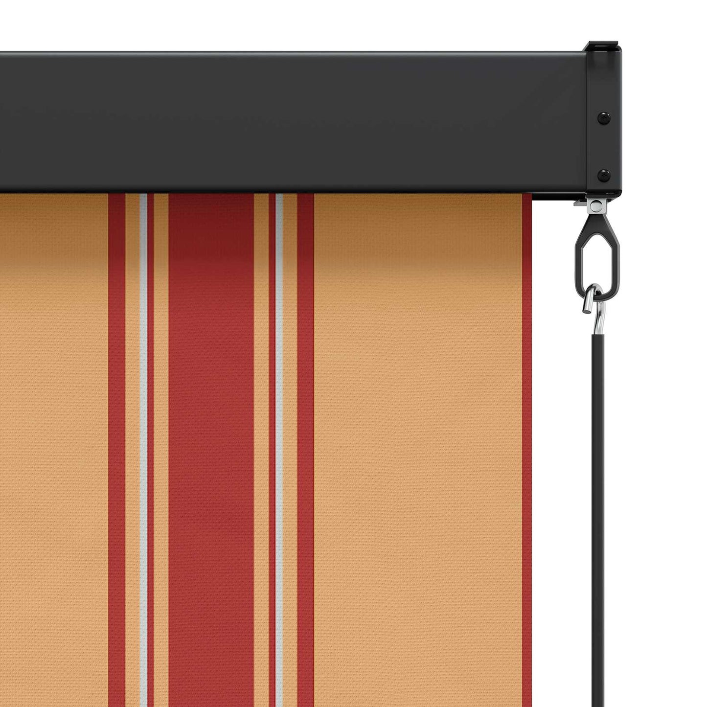 Roller Blind Multicolour 60 x 250 cm Fabric and Aluminum