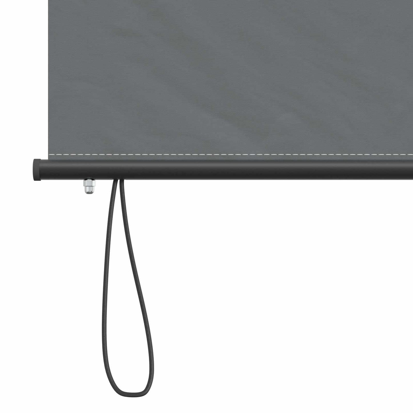 Roller Blind Light Grey 80 x 250 cm Fabric and Aluminum