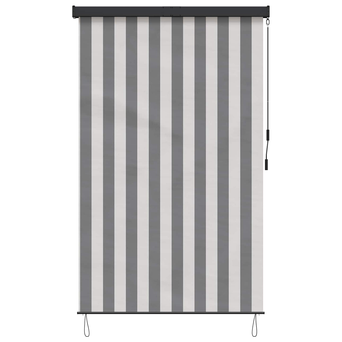 Roller Blind Anthracite and White 100 x 250 cm