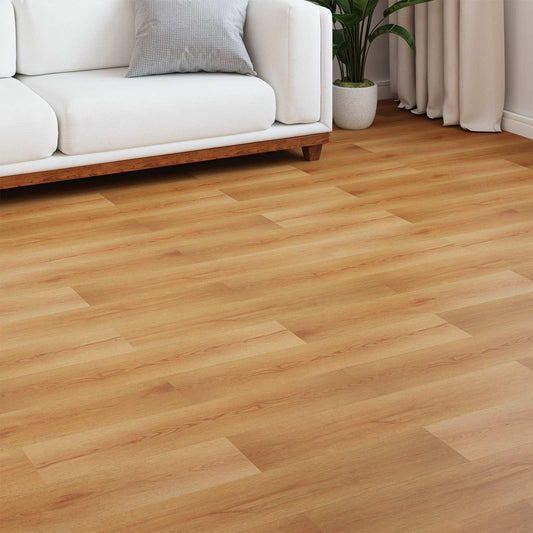 Laminate Flooring 5 pcs Light Beige 101 x 20 x 0.8 cm