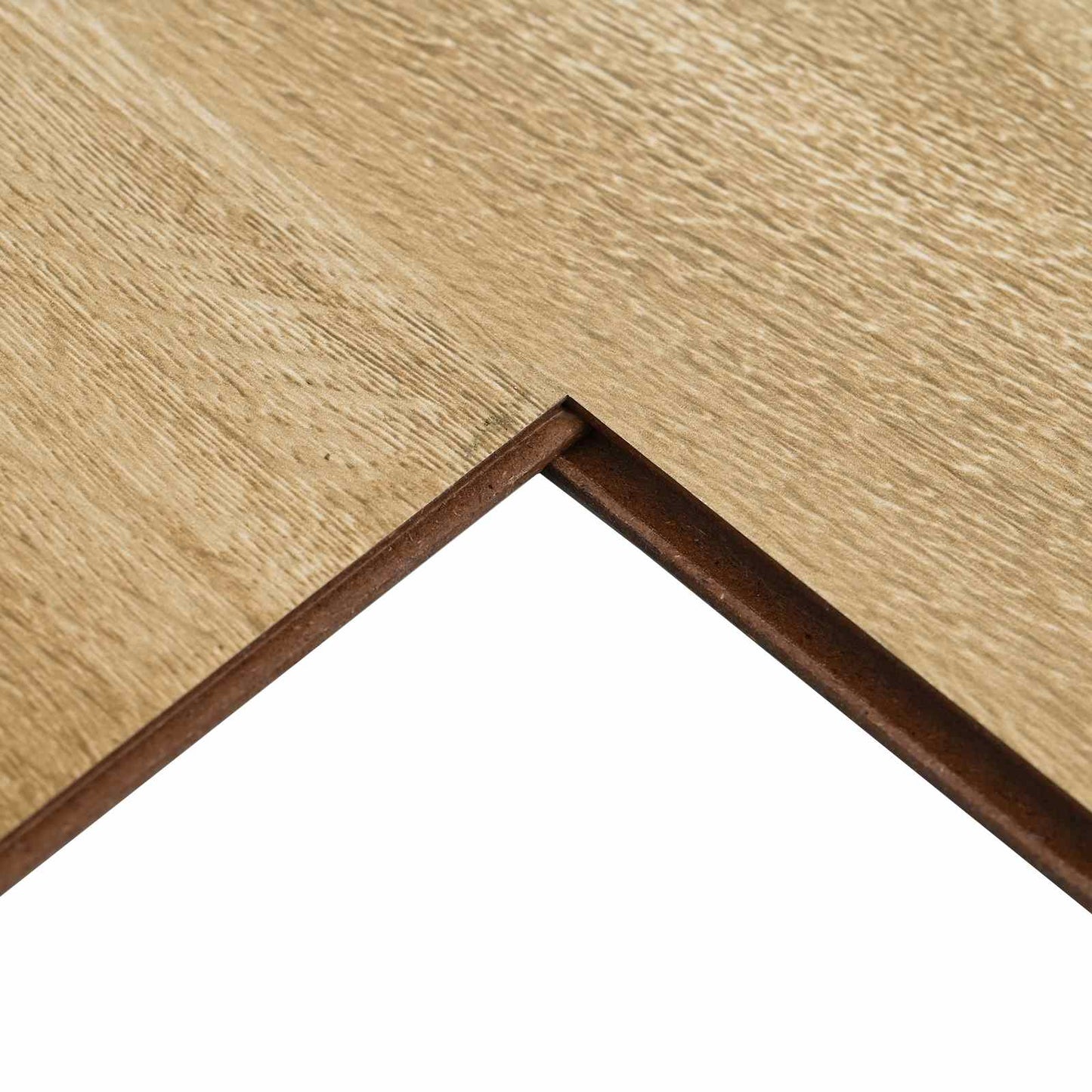 Laminate Flooring 5 pcs Rustic Brown 101 x 20 x 0.8 cm