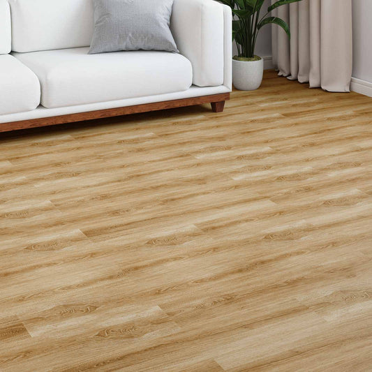 Laminate Flooring 5 pcs Rustic Brown 101 x 20 x 0.8 cm