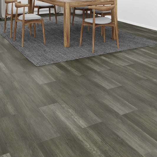 Laminate Flooring 5 pcs Aged Grey 101 x 20 x 0.8 cm