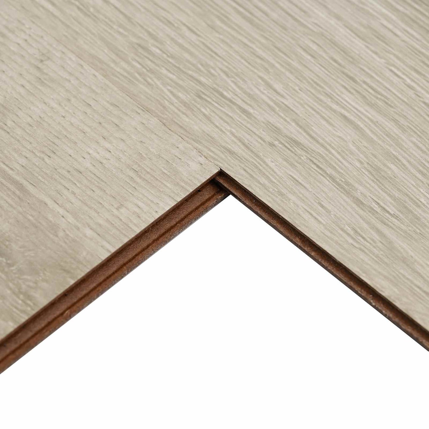 Laminate Flooring 15 pcs Whitewashed Brown 101 x 20 x 0.8 cm
